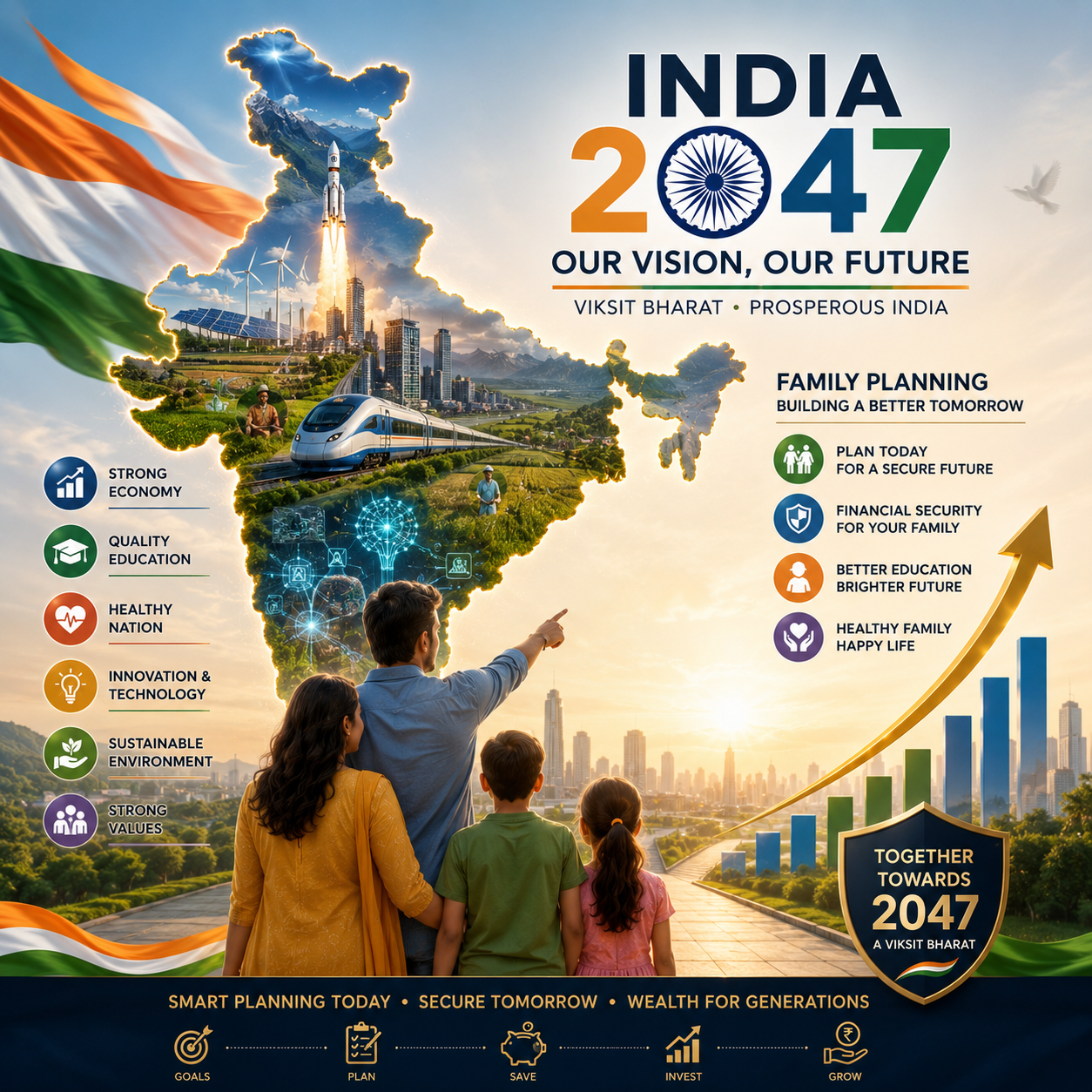 India Map 2047 Vision